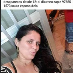 desaparecida foi encontrada mamando